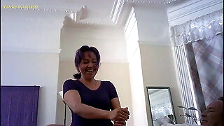 REAL Thai kneading happy realizing and will not hear of first time ballbusting!